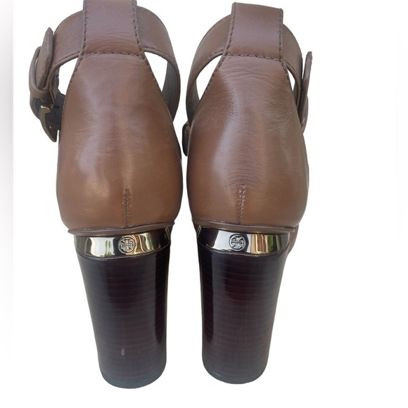 TORY BURCH women’s Size 8 Jones Bistro Brown
Leather Pump 4” Heels preloved - Picture 4 of 7